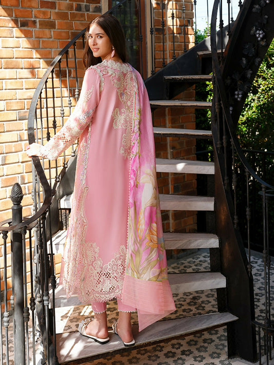 Mushq A Moi Luxury Lawn Embroidered Unstitched 3-Piece Suit-Silent Vows