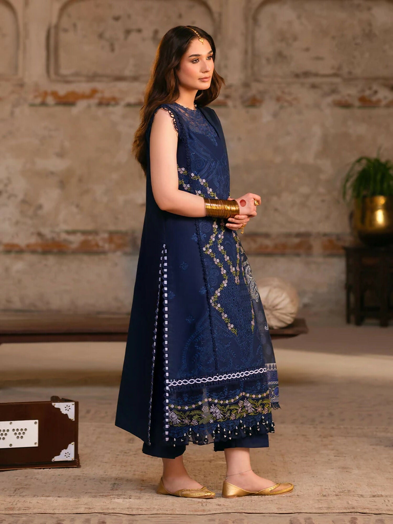 Parishay Mastani V2 Lawn Embroidered Unstitched 3-Piece Suit-MI - 05