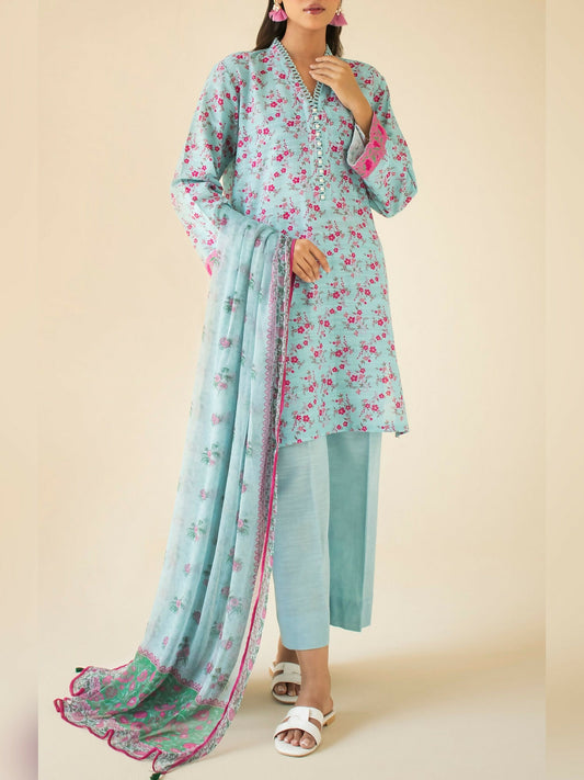 Orient Khaddar Printed Unstitched 3-Piece Suit-OTL-24-109
