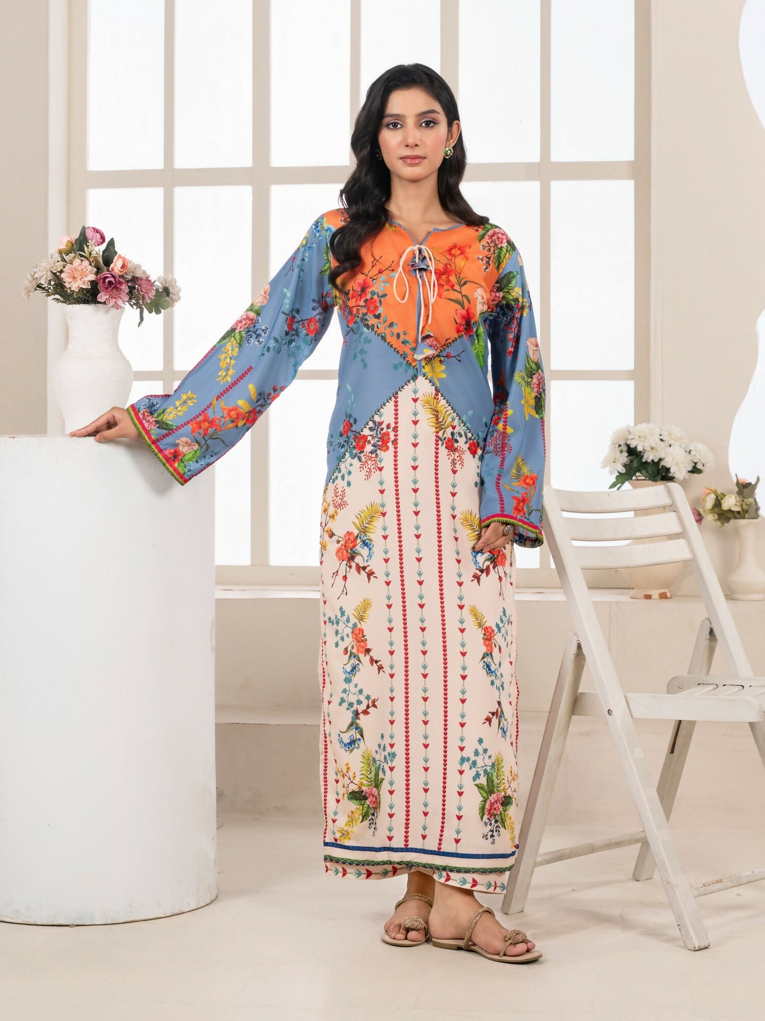 MH Cloth House Poly Lawn Printed Co-Ord Set-Arzoo