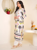 MH Cloth House Poly Lawn Printed Stitched 2-Piece Suit-Sahiba