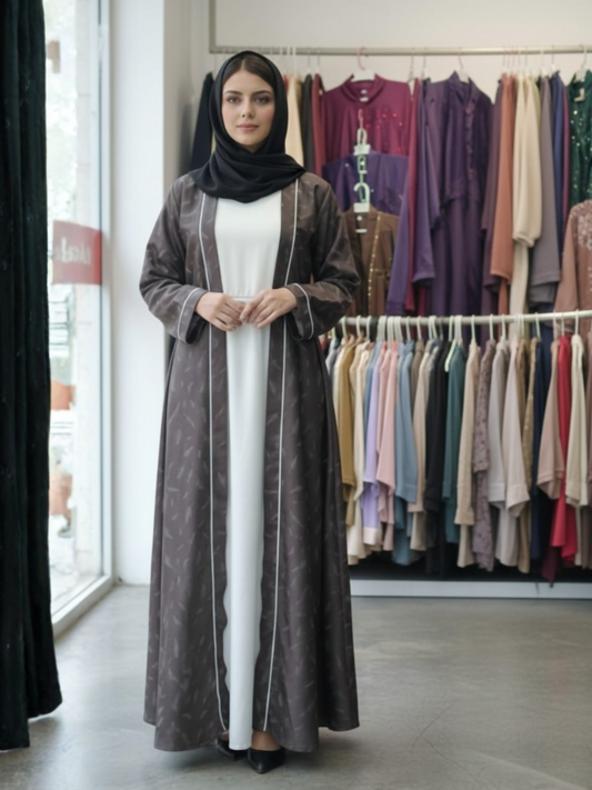 Islami Hijab Centre Haya Premium Series Imported Nida Printed Abaya Set