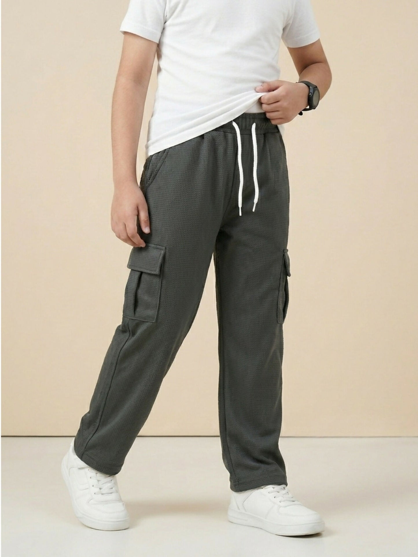 Velvour Boys Polyester Trouser-VT27-C