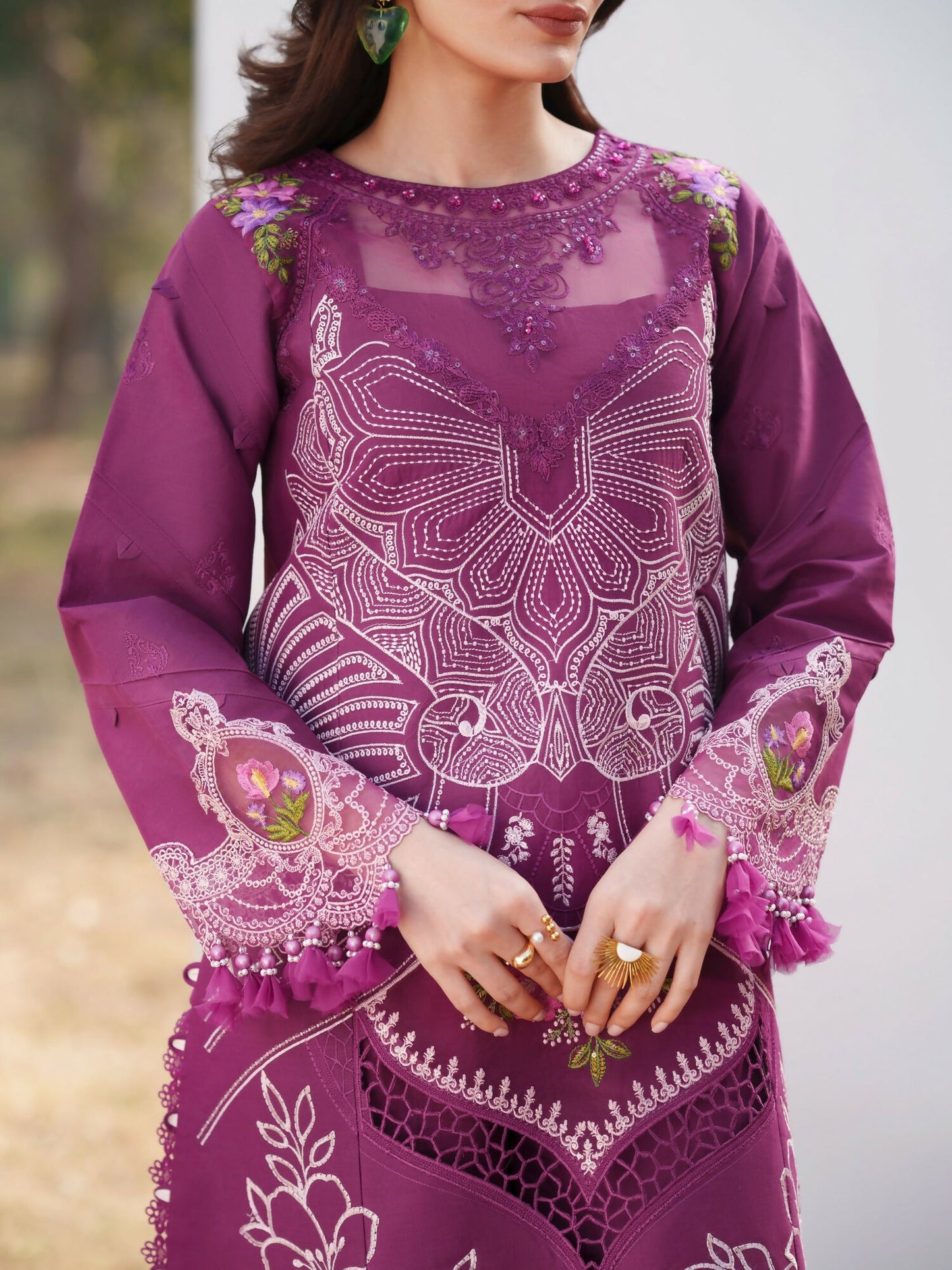 Parishay Summer Queen Lawn Embroidered Unstitched 3-Piece Suit-SQ-13