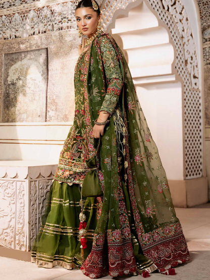 Shiza Hassan Shehnai Organza Embellished Stitched 4-Piece Suit-Zaria