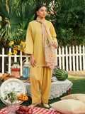 Mannat Clothing Summer-Sky Lawn Embroidered Stitched Suit-Lemon Gleam