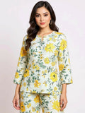 Bin Shaukat Lawn Printed Unstitched 2-Piece Suit-C-52