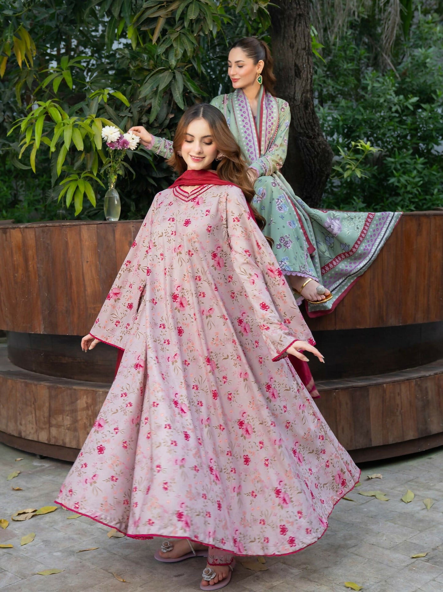 Panache Apparel Khaddar Printed Stitched Suit-Rosabel