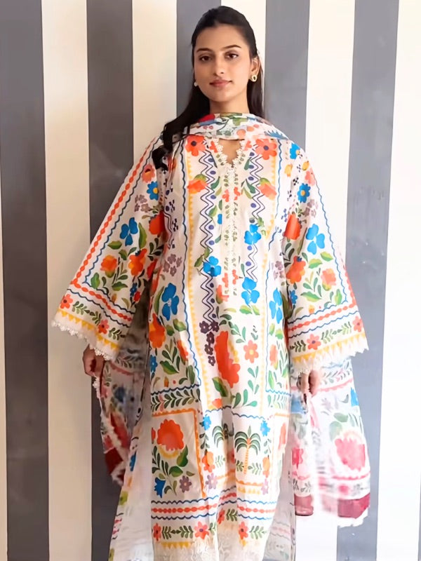 luxury lawn 3 piece outfits by chandan nagri
