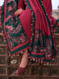 Hussain Rehar Karandi'25 Embroidered Unstitched 3-Piece Suit-Rumi