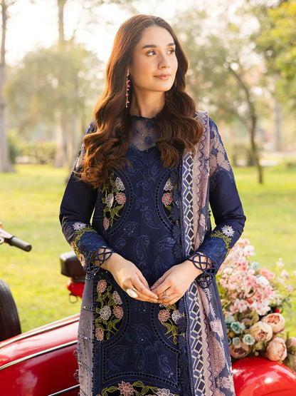 Parishay Shangrila V2 Lawn Embroidered Unstitched 3-Piece Suit-SHR -11