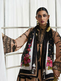 Jugnu by Hussain Rehar Silk Printed Scarf-Dita