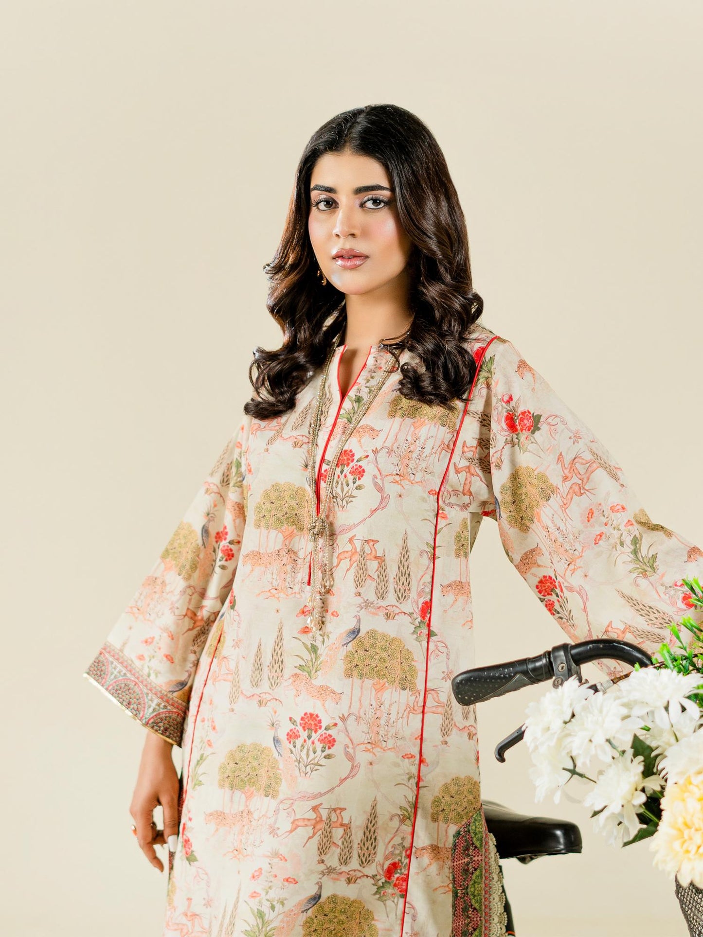 Beige Rabazka Blended Lawn Printed Stitched 1-Piece-WRTW-PLW-S26-1PC-01