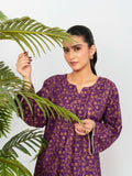 Stylish Collection Enchant Pret Linen Printed Co-Ord Set-Leaf Purple