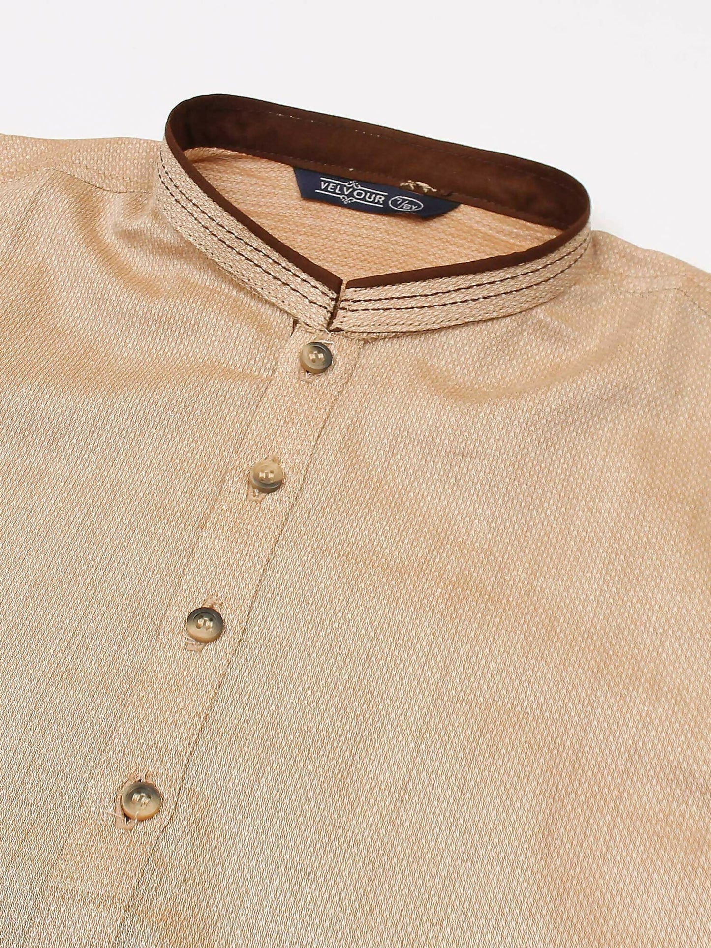 Velvour Boys Fine Detail Stitched Kurta-VB193-A