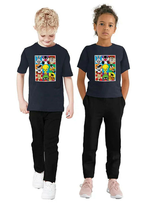 Jupiter Printed Looney Twin Set-13740