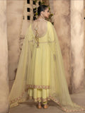 Hemstitch Raw Silk Embellished Stitched Pishwas-Sehar