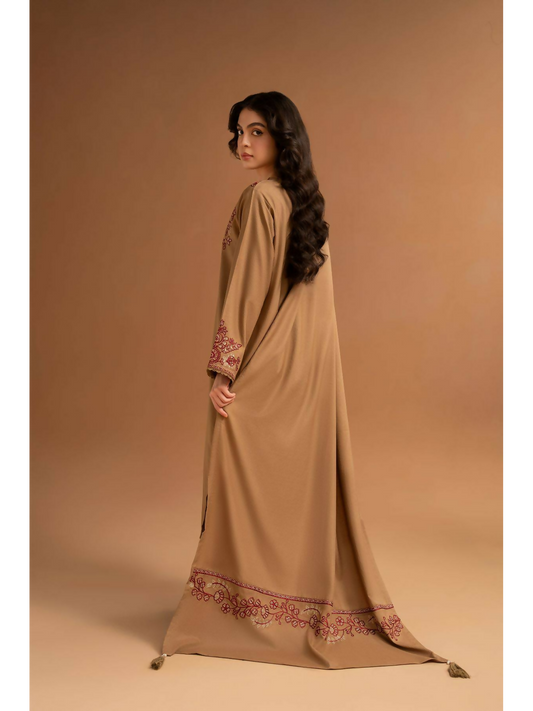 Zeephire Dhanak Embroidered Stitched 3-Piece Suit-Aura