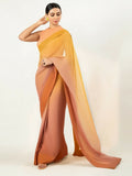 Imran Aftab Chiffon Printed Unstitched Saree-IASC 11