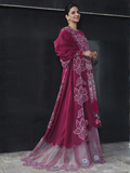 Parishay Monaco Luxury Lawn'26 Embroidered Unstitched 3-Piece Suit-MN-07