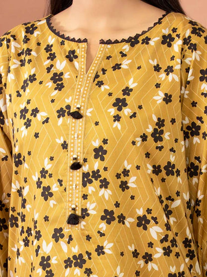 Edenrobe Allure Summer Lawn Printed Unstitched 3-Piece Suit-EWU5A1-35673