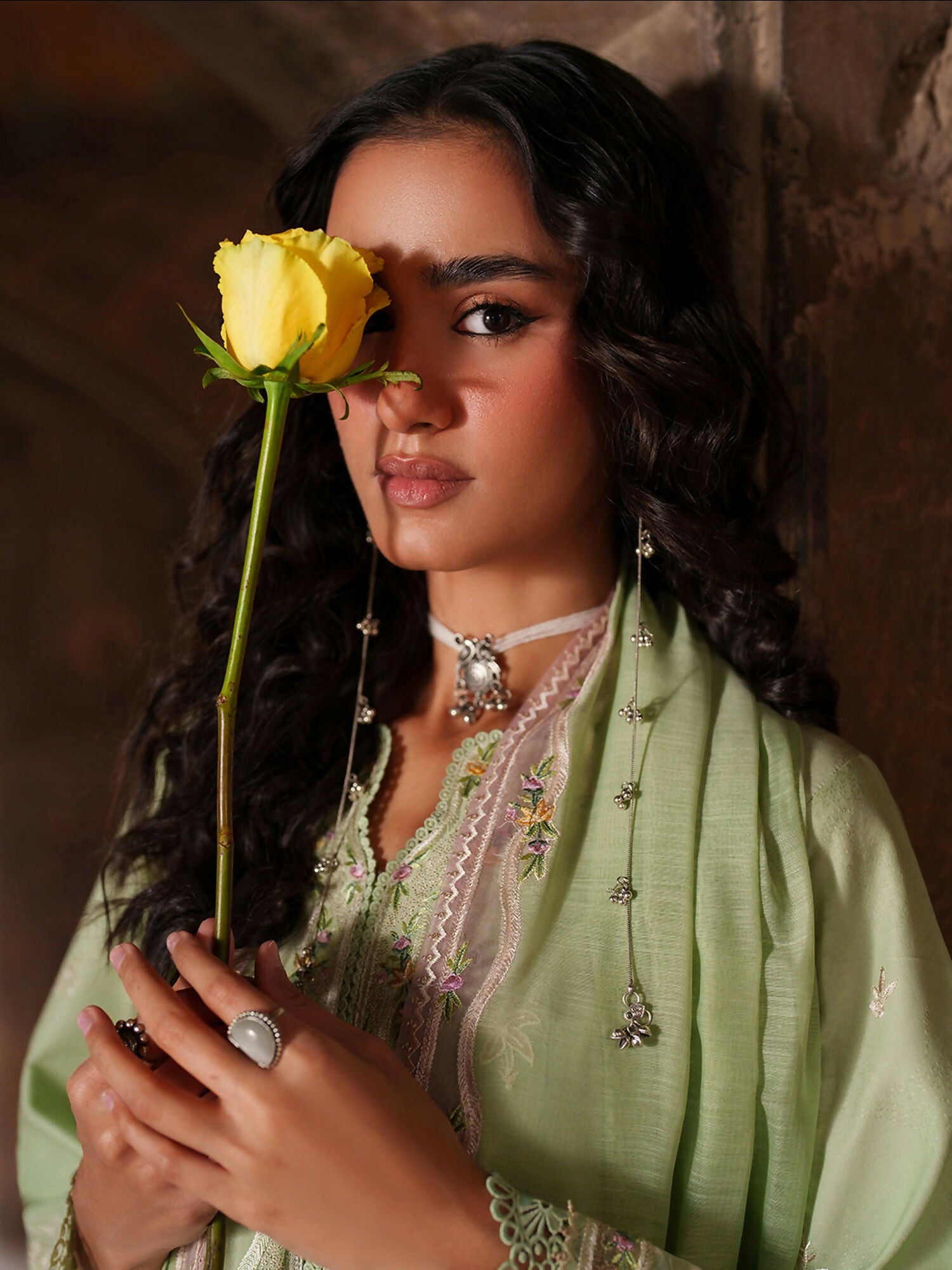 Binilyas Suroor Eid Pret'26 Lawn Embroidered Stitched 3-Piece Suit-243-A