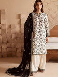 Stylish Collection Enchant Pret Lawn Cotton Embroidered 3-Piece Suit-Gulnar White