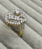 H&A Jewellery 18K Gold Polished Zircon Cluster Ring