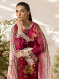 Naqsh Summer Glow 2 Luxury Lawn Digital Printed Unstitched 3-Piece Suit-Red Devil-00123