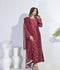 Ruby's Couture Festive Fall'25 Silk Embellished Stitched 3-Piece Suit-Durkhani