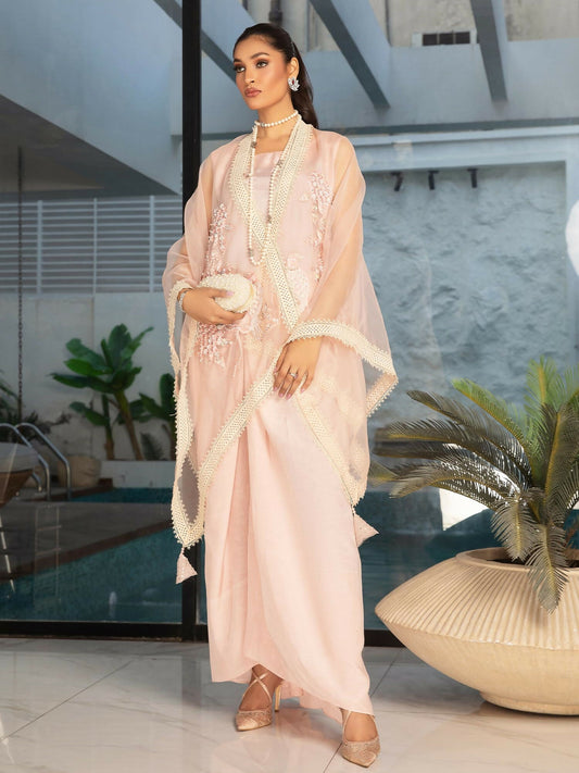 Shiza Hassan Sublime Luxury Pret Organza Embellished Stitched 3-Piece Suit-Alena