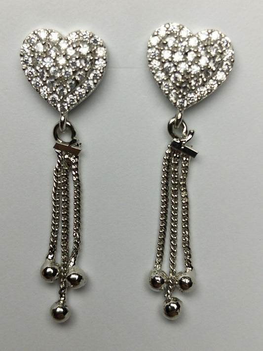 H&A Jewellery One Carat American Diamond Earrings