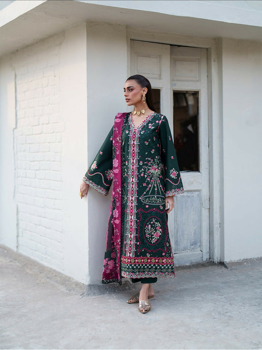 Binilyas Heritage Dore Summer'26 Lawn Embroidered Stitched 3-Piece Suit-174-B