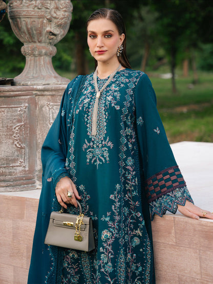 Mahnur Secret Garden Karandi Embroidered Unstitched 3-Piece Suit–SG-009