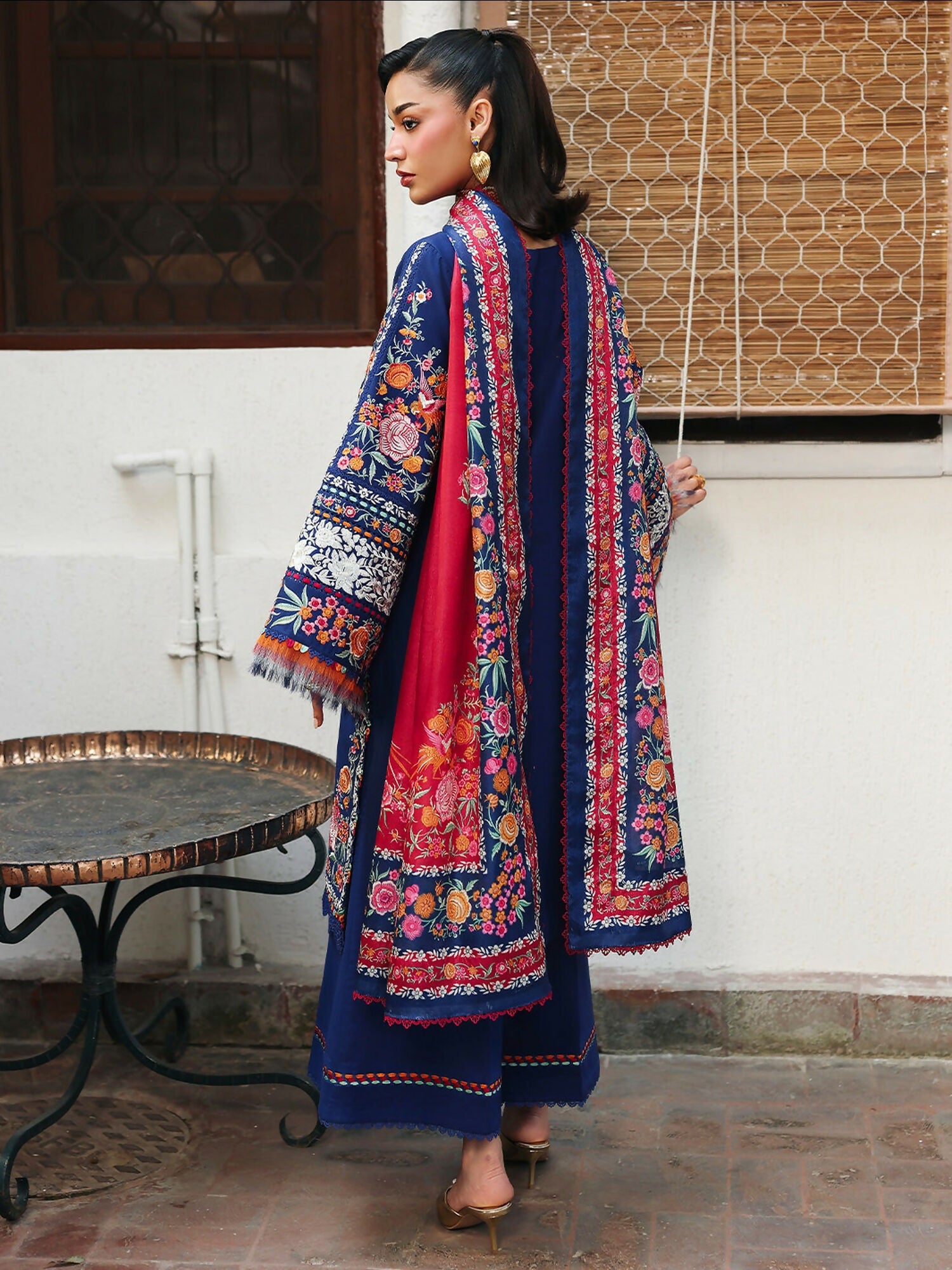 Binilyas Lumina Summer Lawn Embroidered Unstitched 3-Piece Suit-L73-A