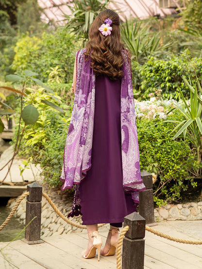 Parishay Shangrila V2 Lawn Embroidered Unstitched 3-Piece Suit-SHR - 08
