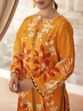 Naqsh Dune And Bloom Lawn Printed Unstitched 2-Piece Suit-Golden Bell-00131