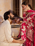 Mahnur Gulzar Viscose Embroidered Unstitched 3-Piece Suit - G - 11