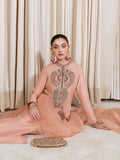 Hussain Rehar Moon In The Golden Cup Raw Silk Embellished Stitched 2-Piece Suit-Trinket