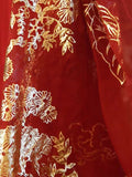 Shiza Hassan Nadia Luxury Pret Korean Raw Silk Embroidered Stitched 2-Piece Suit-Rose