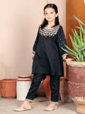 Velvour Girls Cotton Embroidered Stitched 2-Piece-Suit-VG63-B