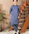 Velvour Boys Cotton Embroidered Stitched 2-Piece Suit-VB165