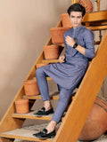 Velvour Boys Cotton Embroidered Stitched 2-Piece Suit-VB165
