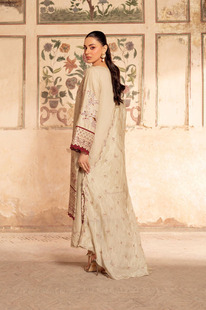 Panache Apparel Rang-e-Bahar Lawn Embroidered Stitched Suit-Ufaq