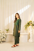 Panache Apparel Sunlit Essentials Cotton Lawn Embroidered Co-Ord Set-Mellow