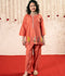 Velvour Girls Cotton Embroidered Co-Ord Set-VG176-A