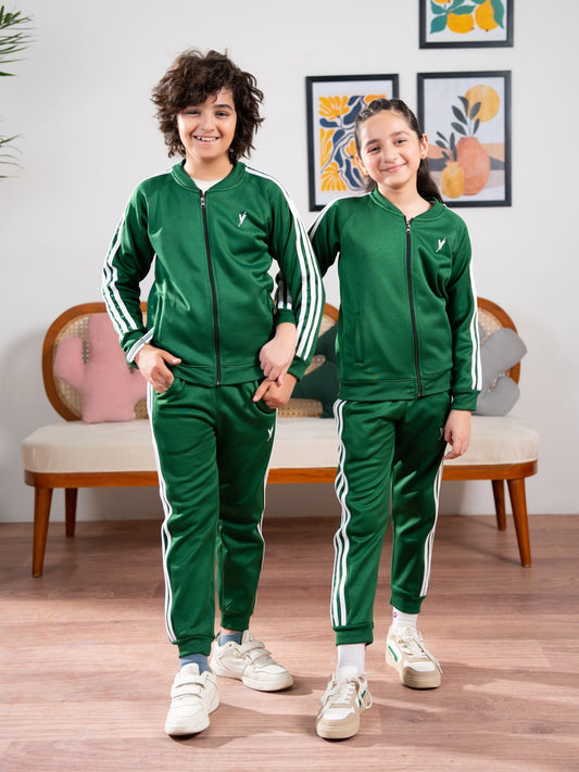 Velvour Fleece Mock Neck Tracksuit-VWT36-A