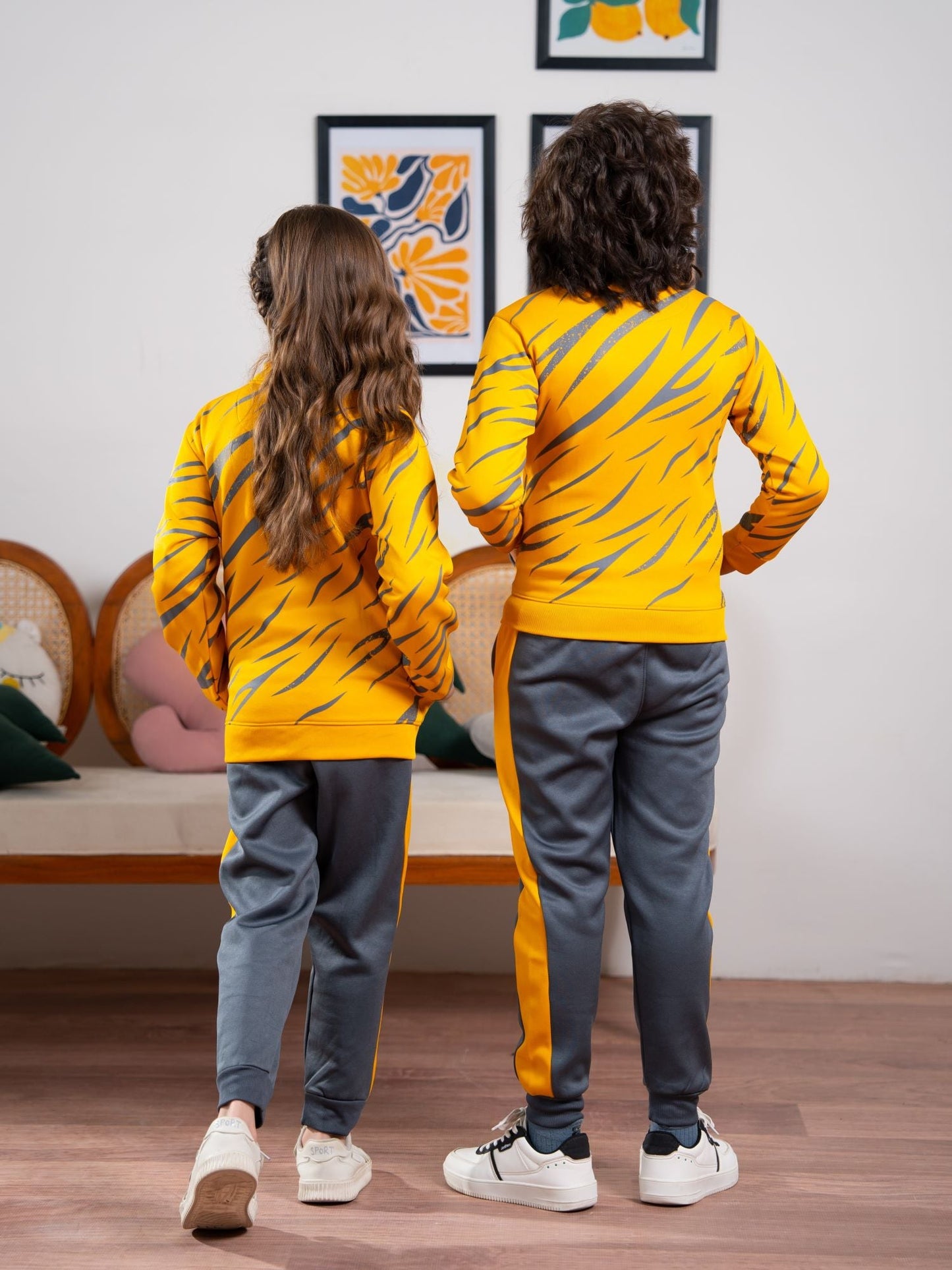 Velvour Fleece Mock Neck Tracksuit-VWT27-B
