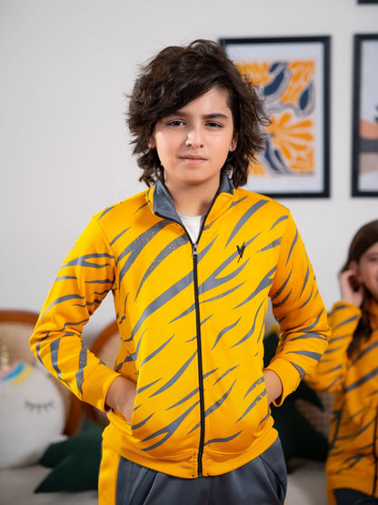 Velvour Fleece Mock Neck Tracksuit-VWT27-B