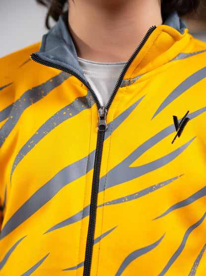 Velvour Fleece Mock Neck Tracksuit-VWT27-B